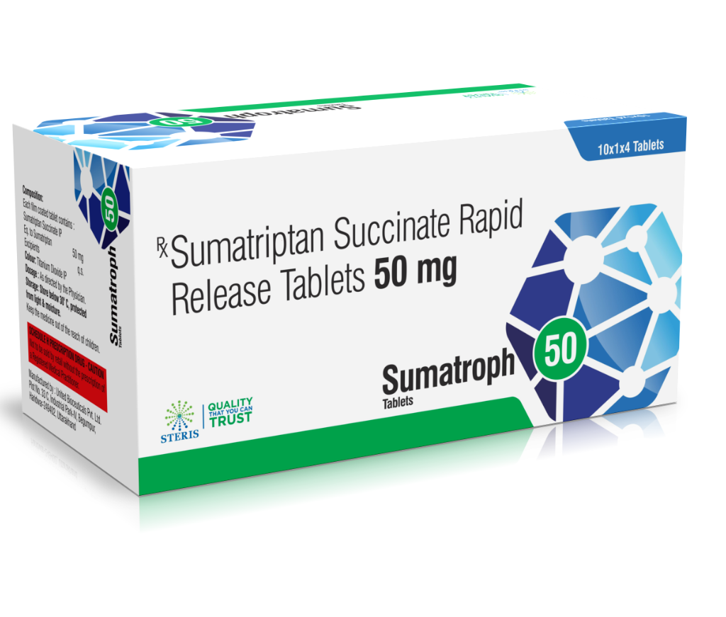 Sumatriptan succinate 50 mg